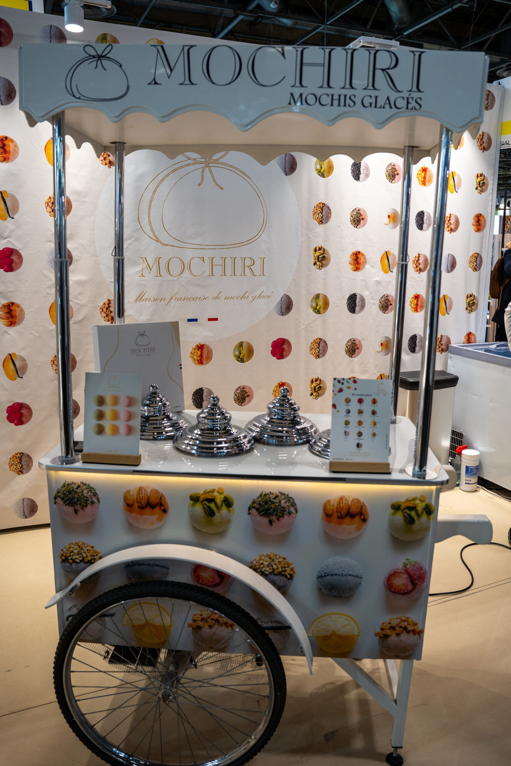 Stand de mochis glacés sur le sial